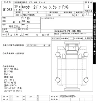 Mitsubishi CANTER лот № 51083 оценка 3  с аукциона в Японии 9