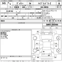 Toyota VOXY лот № 545 оценка R  с аукциона в Японии 2
