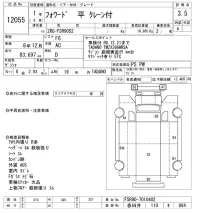 Isuzu FORWARD лот № 12055 оценка 3.5  с аукциона в Японии 8