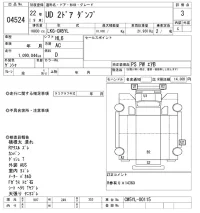 Nissan UD SERIES лот № 4524 оценка 3  с аукциона в Японии 7
