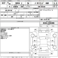 Toyota RAV4 лот № 637 оценка 3.5  с аукциона в Японии 2