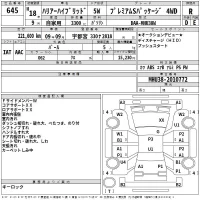 Toyota HARRIER лот № 645 оценка R  с аукциона в Японии 2
