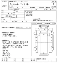 Mitsubishi CANTER лот № 1811 оценка R  с аукциона в Японии 10