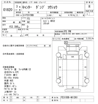 Mitsubishi CANTER лот № 1820 оценка R  с аукциона в Японии 10