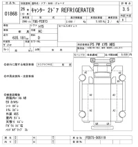 Mitsubishi CANTER лот № 1868 оценка 3.5  с аукциона в Японии 10