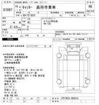 Mitsubishi CANTER лот № 1897 оценка RB  с аукциона в Японии 11