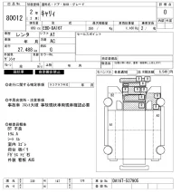 Suzuki CARRY TRUCK лот № 80012 оценка 0  с аукциона в Японии 3