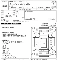 Toyota HIACE VAN лот № 80035 оценка 0  с аукциона в Японии 3
