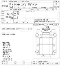 Mitsubishi CANTER лот № 1950 оценка 3  с аукциона в Японии 11