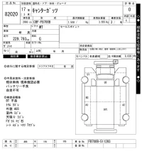 Mitsubishi CANTER лот № 82020 оценка 0  с аукциона в Японии 6