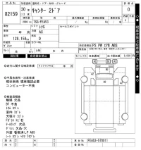 Mitsubishi CANTER лот № 82159 оценка 0  с аукциона в Японии 6