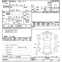 Nissan CUBE лот № 3049 оценка R  с аукциона в Японии 10