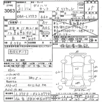 Daihatsu TANTO лот № 3063 оценка 3.5  с аукциона в Японии 10