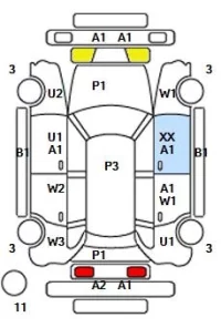 Toyota ALPHARD лот № 14021 оценка 3.5  с аукциона в Японии 11