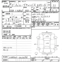 Daihatsu MOVE CANBUS лот № 8054 оценка 3.5  с аукциона в Японии 10