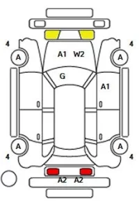 Audi A1 лот № 36011 оценка 4.5  с аукциона в Японии 11