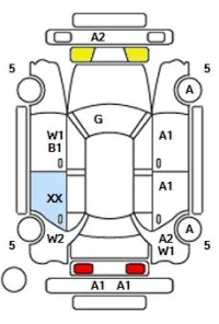 Audi A4 лот № 36023 оценка 3.5  с аукциона в Японии 11