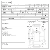 Mazda CX-8 лот № 1149 оценка R  с аукциона в Японии 6