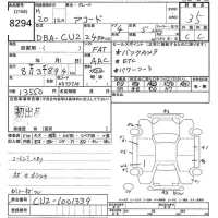 Honda ACCORD лот № 8294 оценка 3.5  с аукциона в Японии 9