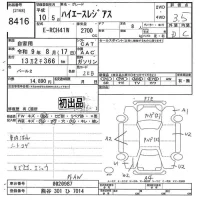 Toyota HIACE REGIUS лот № 8416 оценка 3.5  с аукциона в Японии 7