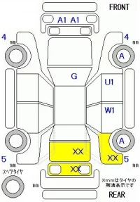 Honda LEGEND лот № 10390 оценка 3.5  с аукциона в Японии 11