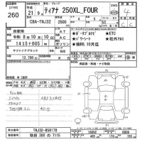 Nissan TEANA лот № 260 оценка 4  с аукциона в Японии 9