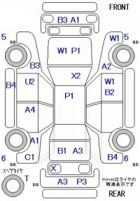 Honda STEP WAGON лот № 19031 оценка 3  с аукциона в Японии 5