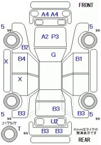 Honda STEP WAGON лот № 19064 оценка 3  с аукциона в Японии 5