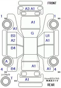Toyota FUNCARGO лот № 19127 оценка 3  с аукциона в Японии 5