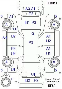 Subaru IMPREZA лот № 19123 оценка 3  с аукциона в Японии 6