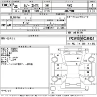 Renault KOLEOS лот № 33013 оценка 4  с аукциона в Японии 2