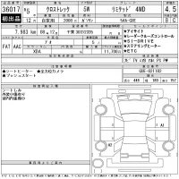 Subaru CROSSTREK лот № 36017 оценка 4.5  с аукциона в Японии 11