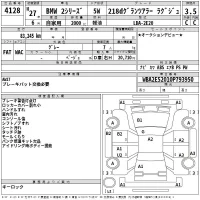 BMW 2-Series лот № 4128 оценка 3.5  с аукциона в Японии 2