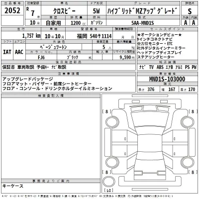Suzuki XBEE  с аукциона в Японии