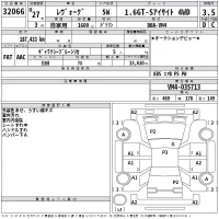 Subaru LEVORG лот № 32066 оценка 3.5  с аукциона в Японии 2
