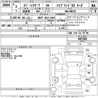 Suzuki SPACIA GEAR лот № 3004 оценка RA  с аукциона в Японии 2