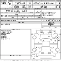Nissan DAYZ ROOX лот № 3007 оценка 3.5  с аукциона в Японии 2