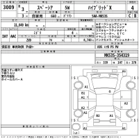 Suzuki SPACIA лот № 3009 оценка 4  с аукциона в Японии 2