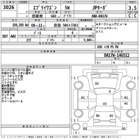 Suzuki EVERY WAGON лот № 3026 оценка 3.5  с аукциона в Японии 2