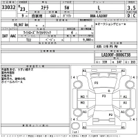 Subaru STELLA лот № 33032 оценка 3.5  с аукциона в Японии 2