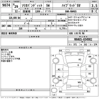 Suzuki SOLIO лот № 9074 оценка 3.5  с аукциона в Японии 2