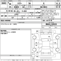 Suzuki HUSTLER лот № 3043 оценка 4.5  с аукциона в Японии 2