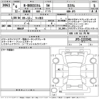 Honda N BOX лот № 3061 оценка 5  с аукциона в Японии 2
