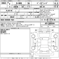Honda N BOX лот № 3065 оценка 4.5  с аукциона в Японии 2