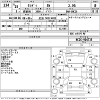 Suzuki LANDY лот № 134 оценка R  с аукциона в Японии 2