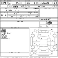Daihatsu MIRA E S лот № 3074 оценка 4.5  с аукциона в Японии 2