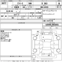 Daihatsu MIRA E S лот № 3077 оценка R  с аукциона в Японии 2