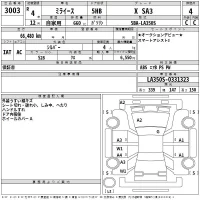 Daihatsu MIRA E S лот № 3003 оценка 4  с аукциона в Японии 2