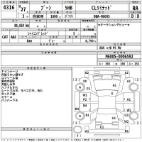Daihatsu Boon лот № 4316 оценка RA  с аукциона в Японии 2