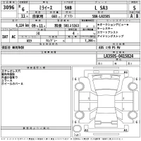 Daihatsu MIRA E S лот № 3096 оценка 5  с аукциона в Японии 2